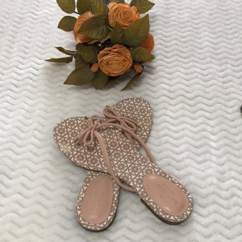 KATE SPADE  FLIP FLOPS LIGHT PINK COLOR  NEW #8